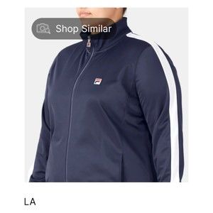 Fila track jacket blue red white & blue